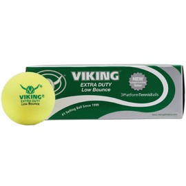 Viking Low Bounce Extra Duty Platform Tennis Balls - 3 Pack - Yellow