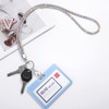 SAVORI Key Lanyard For Women, Rhinestone Lanyard Bling ID Card