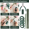 Floroom Floral Tape and Wire Kit with Cutter, 26 &