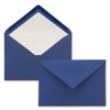 NEUSER PAPIER 75x Envelopes C5 - Dark Blue - lined