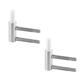 Frame part V 3400 WF for wooden frame, for room doors, with plain bearing, bolt 10 mm, nickel-plated (2)