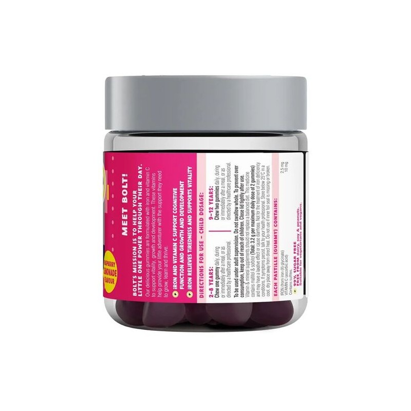 Little Swisse Iron + Vit C Gummies 40 Pack