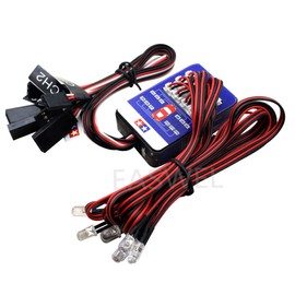 12 LED Light Steering System Lighting Kit fit for Tamiya TT-01 SCX10 CC01 RC Car