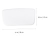 VICASKY Relaxing Bath Stuff White Tub Pillow Suction Cup Spa