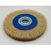 Mopani 1-Pc 6" INCH ROUND BRASS WIRE BRUSH WHEEL FOR