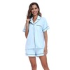 EA'S SECRET Womens Pajamas Set 100% Cotton Soft Short Sleeve