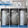 12" All Metal Shower Head, High Pressure Rainfall Shower Head/Handheld