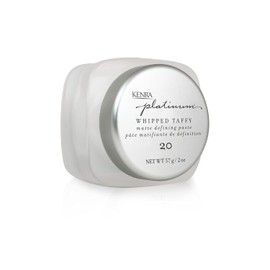 Kenra Professional Platinum Whipped Taffy 20 | Pasta batida definidora de acabado mate | Fijación firme con acabado ultra mate | Esculpe, suaviza y texturiza estilos | Todo tipo de cabello | 59 ml