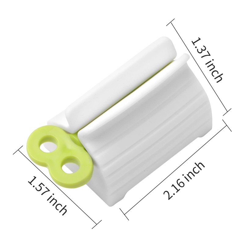 2pcs Rolling Tube Toothpaste Squeezer Toothpaste Seat Holder Stand for