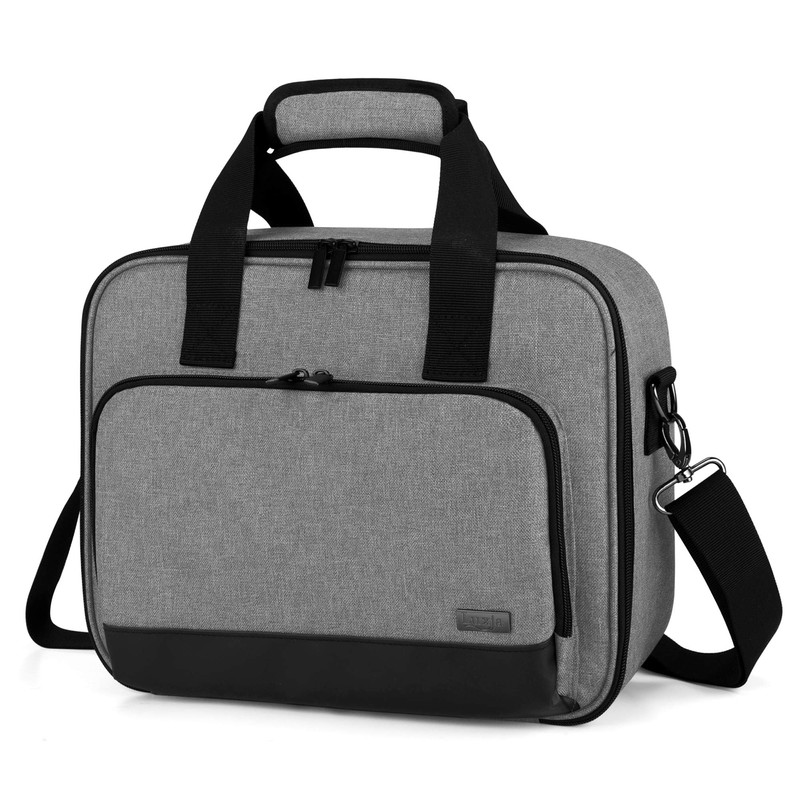 LUXJA Projector Case, Projector Bag with Accessories Storage Pockets (Compatible