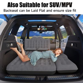 DikaSun Truck Bed Mattress for 5.5-5.8ft, Wireless Inflatable Truck Bed Mattress, Blow Up Full Size Short Pickup Truck Sleeping Pad for Truck Tents, Camping and Travel