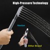 Voolan Full Metal Hand Shower, High Pressure Shower Heads, Simple