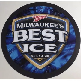 Miller Milwaukee's Best Ice 7 Inch Beer Sign