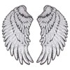 Tiardey Large Angel Wings Sequin Patches Iron on Sew on
