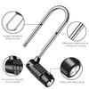 Combination Lock, 5 Digit Combination Padlock, 7mm Width Flexible Cable