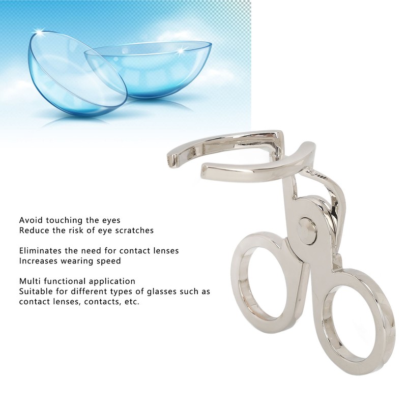 Contact Lens Eyelid Wearing Tool Portable Eye Protection Eyelid Insertion