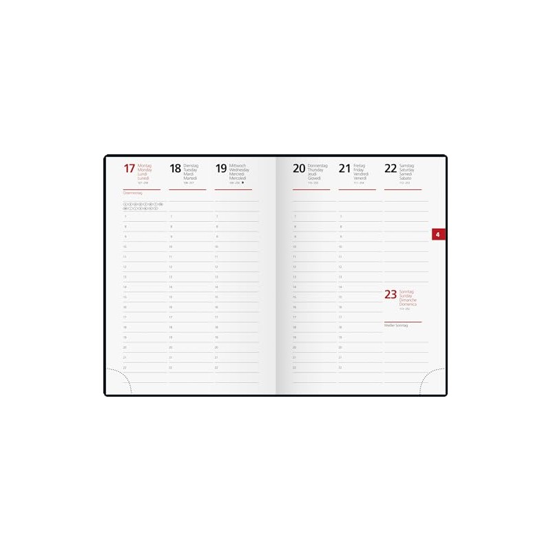 rido/idé Pocket Diary Model Technik S (2025), 2 Pages =