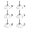 DANXQ Strong Transparent Clear PVC M6 Extended Thread Long Screw
