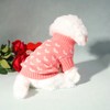 Persoshow Valentine's Day Sweater for Dog,Pink Soft Valentine's Day Dog