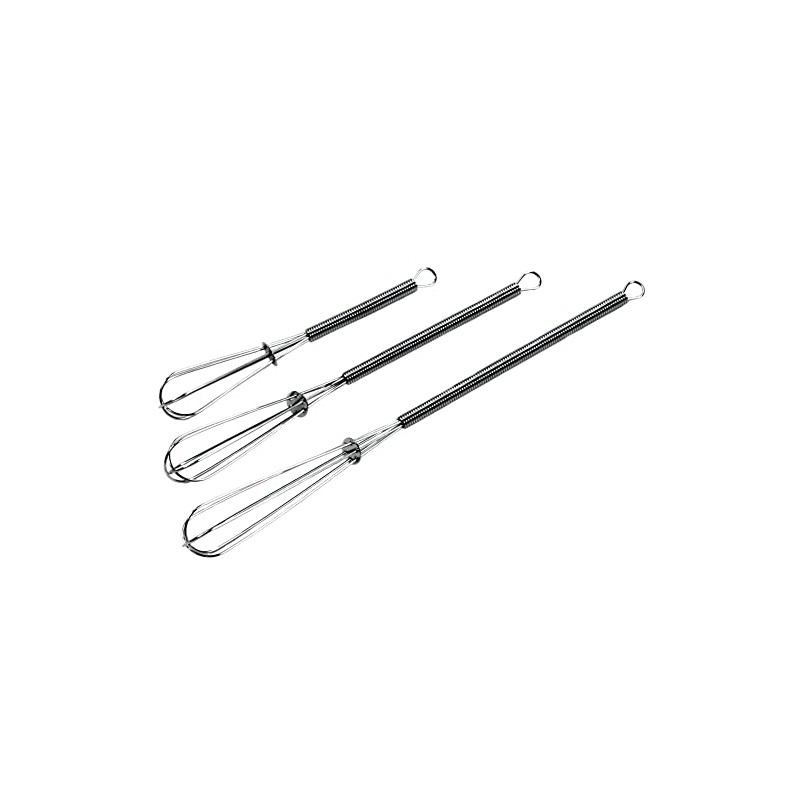 Chef Craft Classic Mini Sturdy Whisk, 5.5, 7, and 9