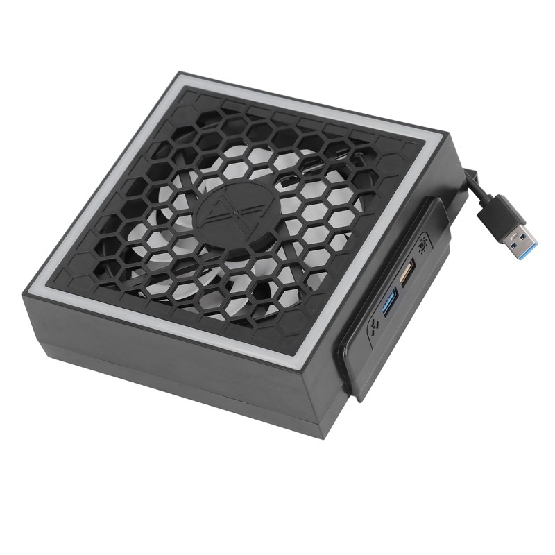Cooling Fan LED 7 Light Modes 3 Speed USB3.0 USB2.0