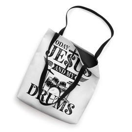 Today I Need Jesus And My Drums Player Music Lover Worship Tote Bag