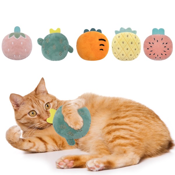 Maiiu 5pcs Catnip Toys, Funny cat Toys, bite Resistant cat
