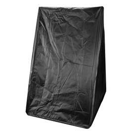 QWORK Garden Hose Reel Cover, Waterproof Free Standing Portable Water Hose Reel 210D Oxford Cloth Outdoor Protective Cover, 25.9" x24.8" x 34.6" for Furniture Veranda Patio Rolling Hose Cart