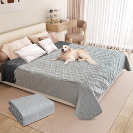 LOOBANI Waterproof Cover, Bed, Sofa, Waterproof Sheets, Waterproof Sheets, Single, Double, Waterproof, For Dogs and Cats, Waterproof, Leak Proof, Double-Sided, All-Round Cover, Reusable, Bite