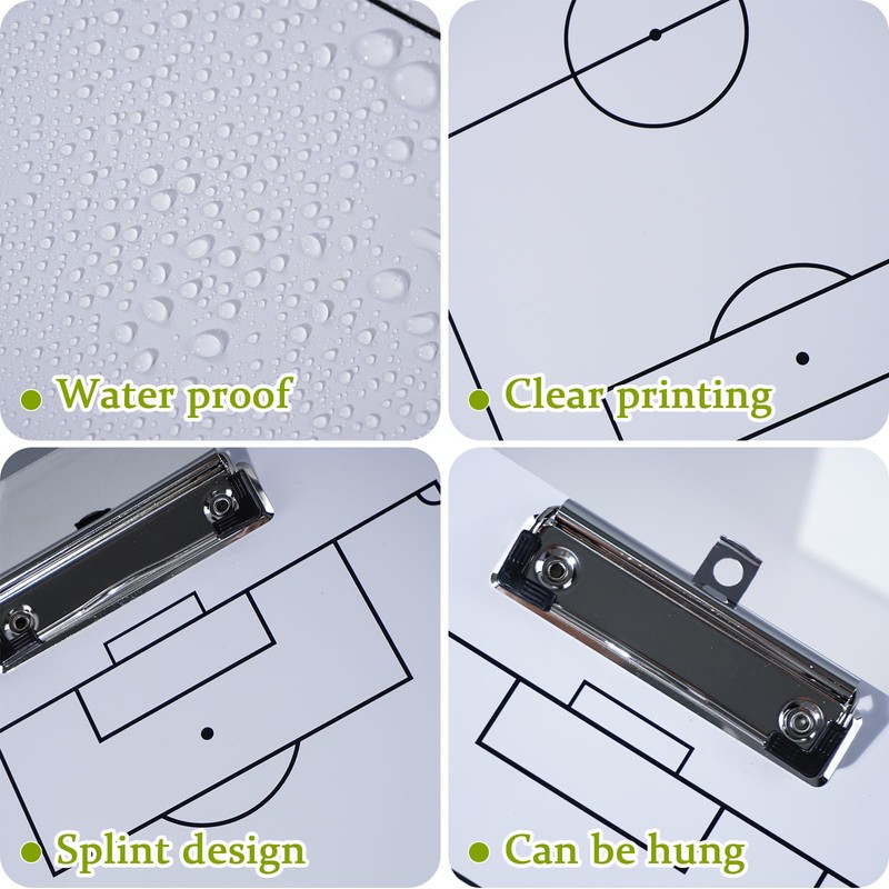 Pure Vie Magnetic Soccer Coaching Board, Portable Soccer Whiteboard for