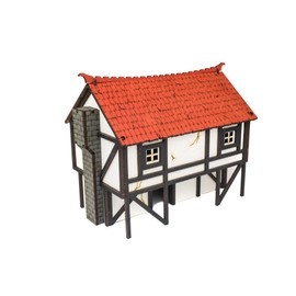 War World Gaming Medieval Town Baker’s House – 28mm Fantasy Wargame Terrain Model Diorama
