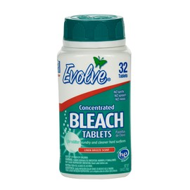 Evolve Concentrated Bleach Tablet 32 ct Linen Breeze (1 pack)