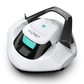 AIPER Cordless Robotic Pool Vacuum, Self-Parking Technology, Portable, Ideal for Above-Ground Flat Pool up to 40 Feet