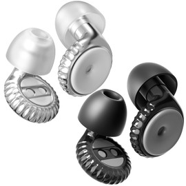 Yawsoy Concert Ear Plugs, 2 Pairs Silicone Reusable Soft High Fidelity Noise Cancelling Ear Plugs for Concerts, Festival, Sleep, DJs, Musicians, Noisy Workplace, Focus, Travel, Work