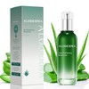 Aloderma- Hidratante facial iluminador con 75% de aloe vera orgánico: