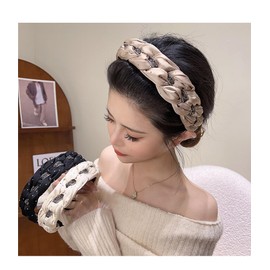 Kriccio Headbands Rhinestone Crystal Head Bands Diademas Para Mujer De Moda Padded Hair Accessories No Slip Hairbands for Girls Women-052-#08
