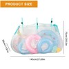 Pool Storage Bag,Large Hanging Pool Mesh Bag for Pool Toys,