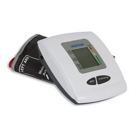 Nebucor HL-888JA Monitor de Presión Arterial de Brazo de Plástico Blanco con 99 Memorias y Pantalla L