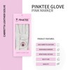 CROWNBLANKS PINKTEE Women's Golf Glove Left Hand Ladies Pink Cabretta