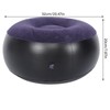 Air Chair Inflatable Stool Portable Camping Flocking Ottoman for Home