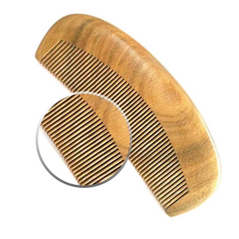 Orienex, High-quality Comb, Water Buffalo Horn, Crescent, Scalp Massaging, Anti-Static,