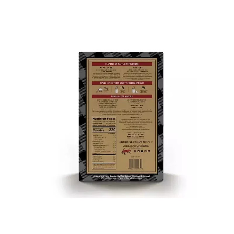 Kodiak Protein Power Cakes BUTTERMILK Pancake Flapjack & Waffle Mix