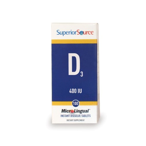 Superior Source Vitamin D3 400 IU (100 tablets)