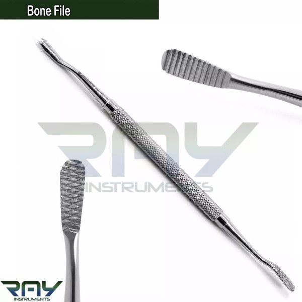 MEDSPO Dental Bone File Miller Filler Orthopedic Rasp Scraper Oral