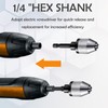4Pcs Drill Chuck Adapter 1/4 Inch Hex, Drill Bit Adapter