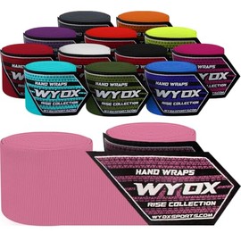 WYOX Vendas elásticas para Boxeo, Presilla para el Pulgar, Estilo Mexicano, para Usar Debajo de los Guantes en Kickboxing, Muay Thai y Deportes de Com
