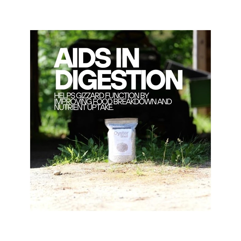 Organic Oyster Shell Calcium Supplement - Crushed Shells for Plants,