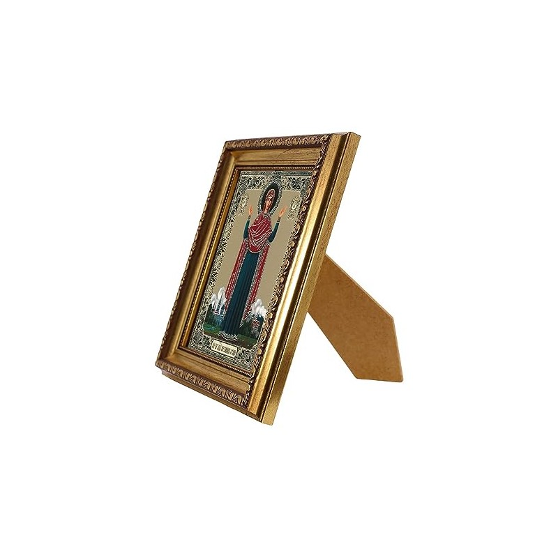 Silver Axion Orthodox Icon (Icon of the Mother of God
