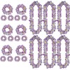 KIWILEPI 24pcs Thickened Hawaiian Leis, Halloween Fall Wedding Leis Tropical