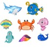 Pack of 8 Sea Animal Balloons, Underwater World Children's Birthday,